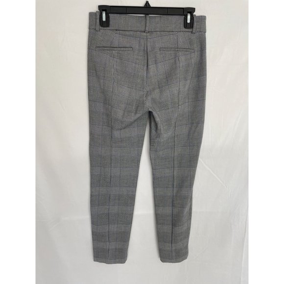 J.Crew Cameron Cropped Pants 4 Plaid High Rise Grey - Picture 6 of 12